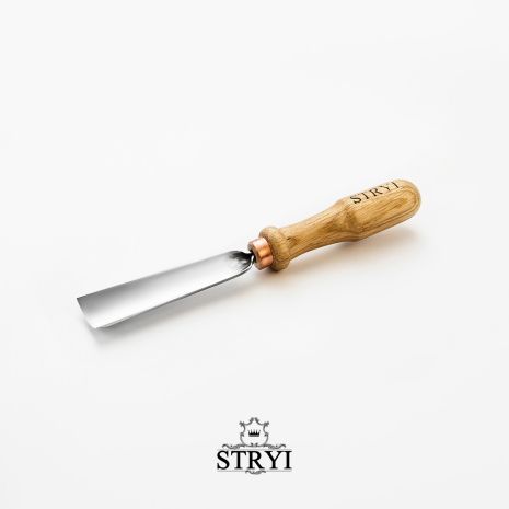 Стамеска отлогая 30мм STRYI Profi для резьбы по дереву