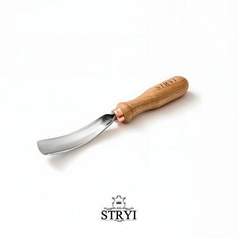 Полукруглая стамеска клюкарза 20 мм STRYI Profi для резьбы по дереву Полукруглая стамеска клюкарза 20 мм STRYI Profi для резьбы по дереву