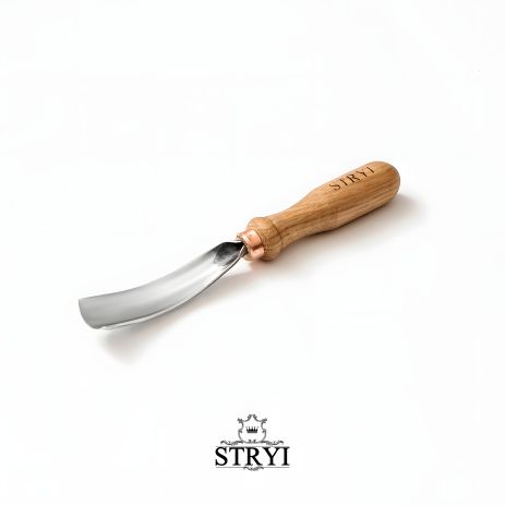 Полукруглая стамеска клюкарза 20 мм STRYI Profi для резьбы по дереву