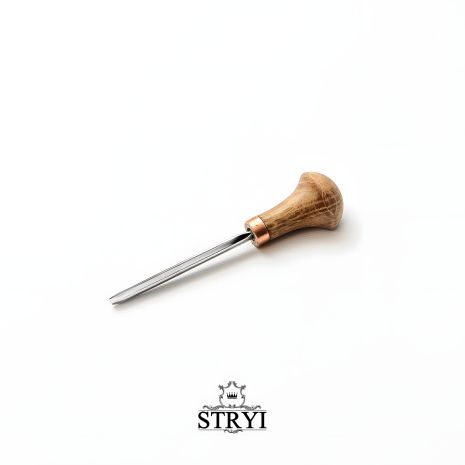 Кутовий штихель 60°,3мм STRYI Profi для мікрорізьби, гравюри і ліногравюр