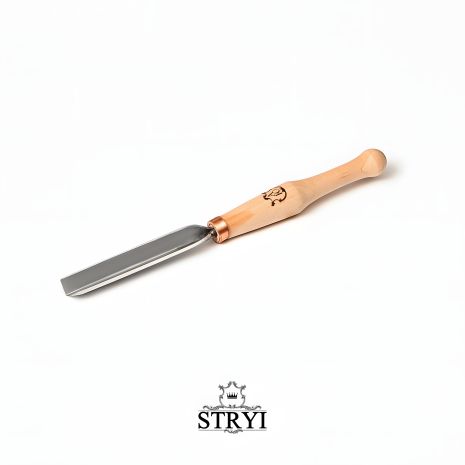 Кутова стамеска для геометричного різьблення по дереву АЮ-STRYI Profi 10мм