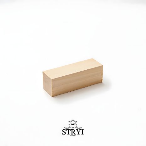 Деревянный брусочек STRYI для вырезания фигурки, липа, 150*50*50 мм