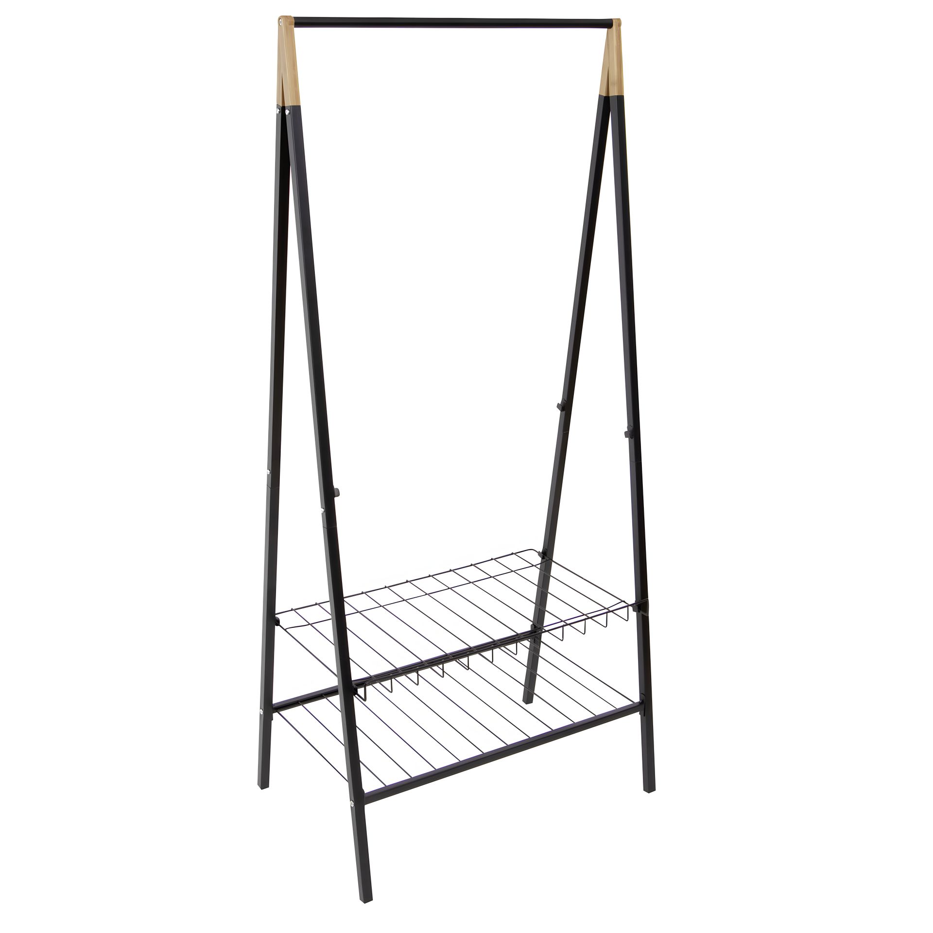 Стійка Garment Rack для одягу Casa Si, Black Bamboo (CS92308W04) Стійка Garment Rack для одягу Casa Si, Black Bamboo (CS92308W04)