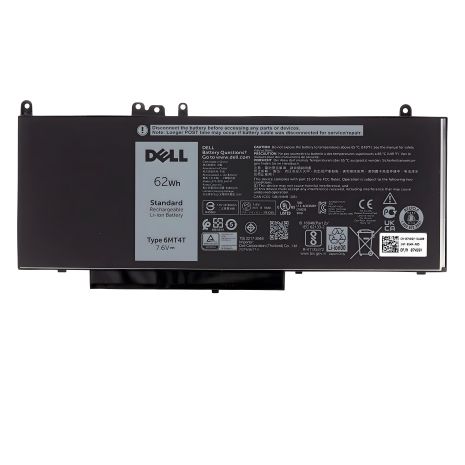 Ноутбукова батарея Dell Latitude E5450 E5470 E5570, Precision M3510 (6MT4T 7.6V 62Wh)