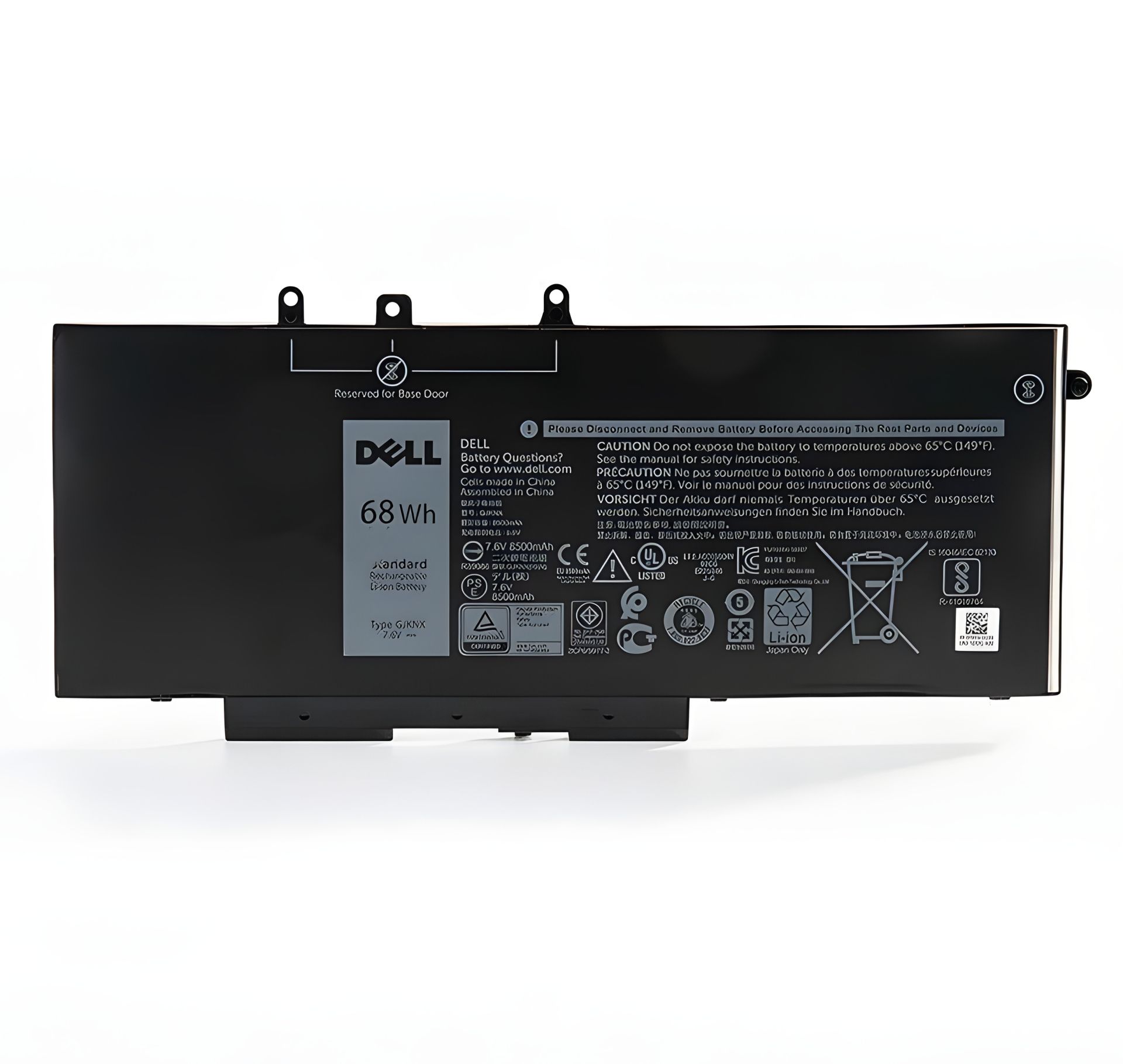 Ноутбучная батарея Dell Latitude E5480 E5490 E5580 E5590 Precision 3520 3530 M3520 M3530 (GJKNX 7.6V 68Wh) Ноутбучная батарея Dell Latitude E5480 E5490 E5580 E5590 Precision 3520 3530 M3520 M3530 (GJKNX 7.6V 68Wh)