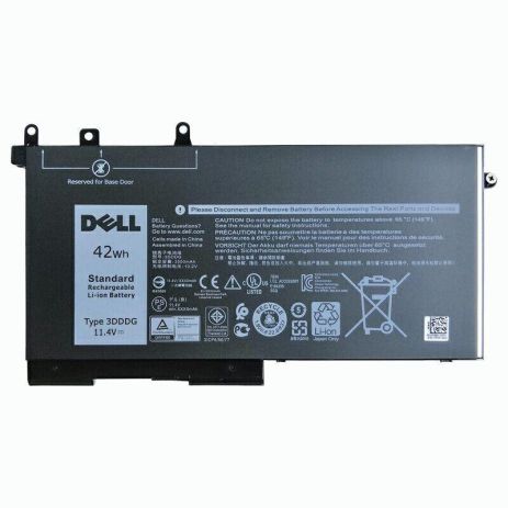 Аксесуари для ноутбука Dell Latitude E5480 E5490 E5491 E5580 E5590 5591 Precision M3520 M3530 (3DDDG 11.4V 42Wh)