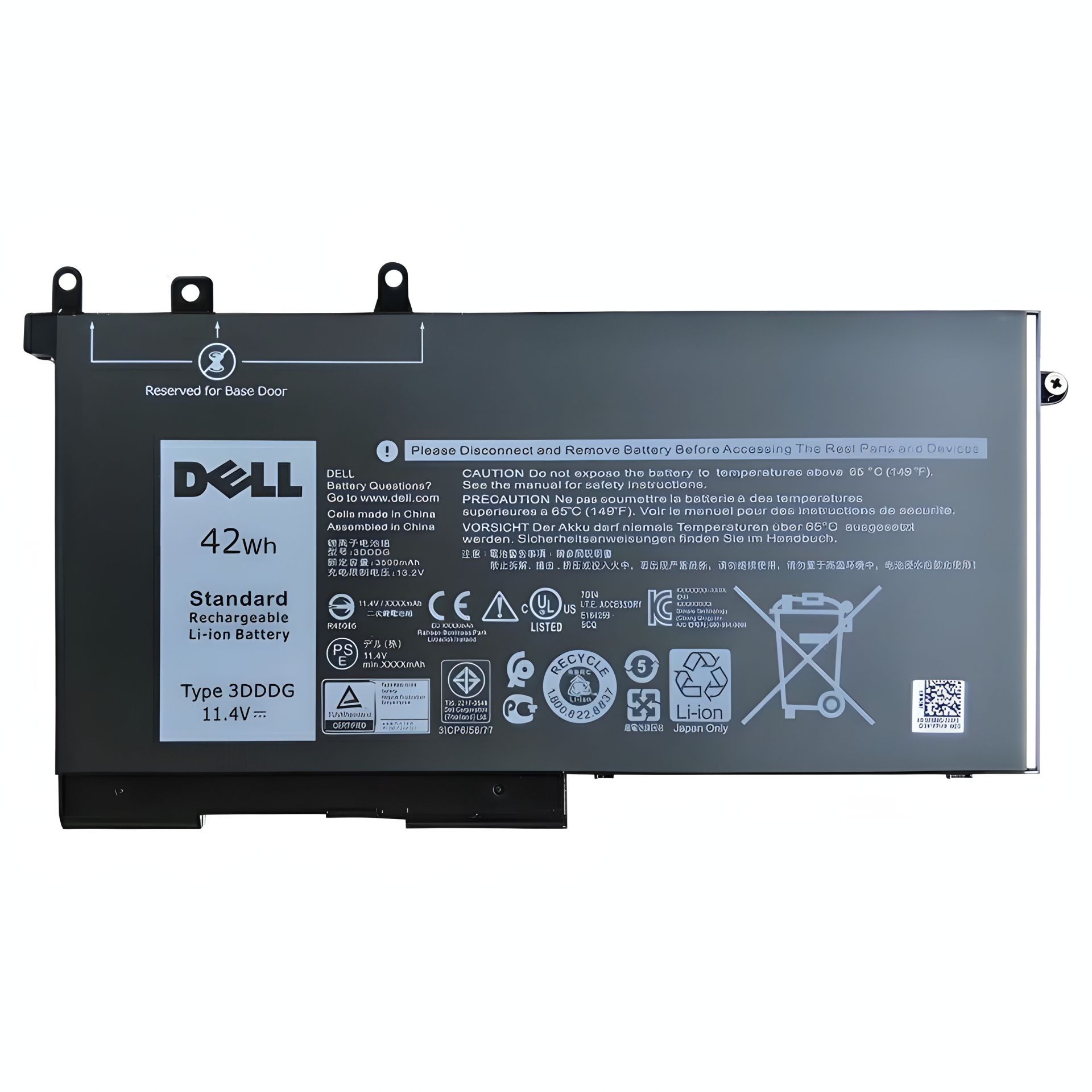 Батарея для Dell ноутбука Latitude E5480 E5490 E5491 E5580 E5590 5591 Precision M3520 M3530 (3DDDG 11.4V 42Wh) Батарея для Dell ноутбука Latitude E5480 E5490 E5491 E5580 E5590 5591 Precision M3520 M3530 (3DDDG 11.4V 42Wh)