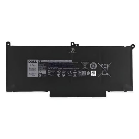 Ноутбучна батарея для Dell моделей 7280 7290 E7280 E7290 7380 7390 E7380 E7390 7480 7490 (F3YGT 7.6V 60Wh)