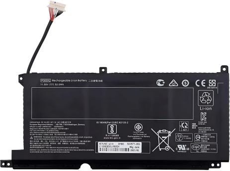 Аккумулятор для ноутбука HP Pavilion Gaming моделей 15-EC 15-DK 16-A TPN-C141 TPN-Q229 TPN-Q241 (PG03XL 11.55V 52.5Wh)