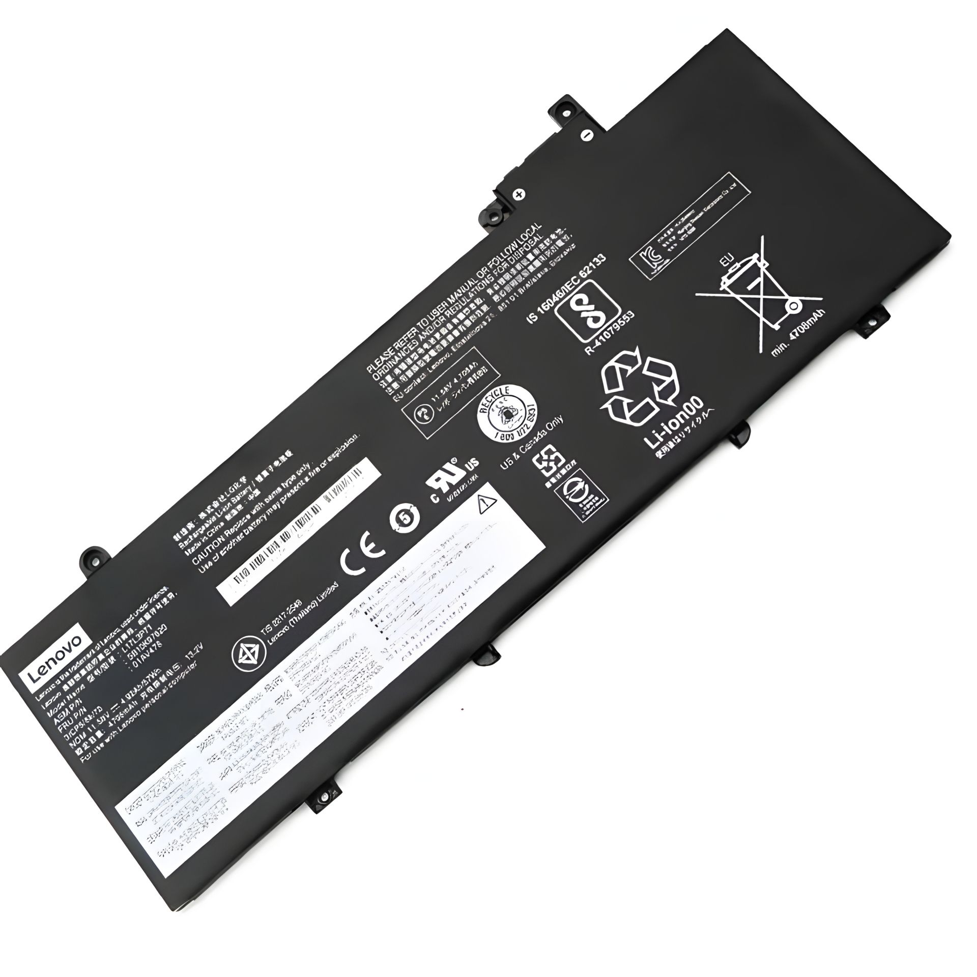 Аккумулятор для ноутбука Lenovo ThinkPad T480S (01AV478, L17L3P71 11.58V 57Wh 4920mAh) Аккумулятор для ноутбука Lenovo ThinkPad T480S (01AV478, L17L3P71 11.58V 57Wh 4920mAh)