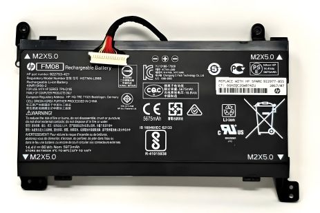 Аккумулятор для ноутбука HP OMEN 17-AN 17-AN000 series (FM08 16pin 14.4V 86Wh 5973mAh)