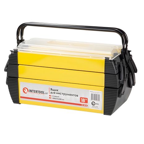 Інструментальний ящик 18", 5 секцій, 454*210*230 мм INTERTOOL BX-5018
