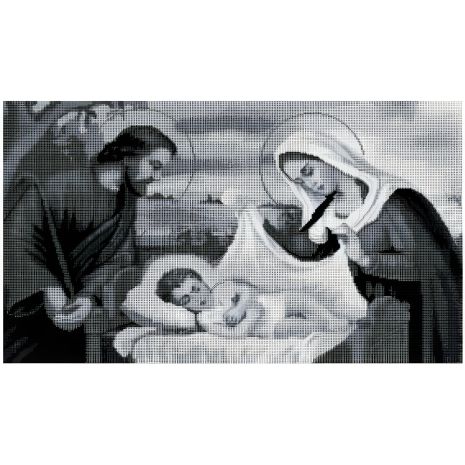 Алмазная мозаика с изображением Иисуса в сером люльке 40х70 см ColorArt SS807 Алмазная мозаика с изображением Иисуса в сером люльке 40х70 см ColorArt SS807