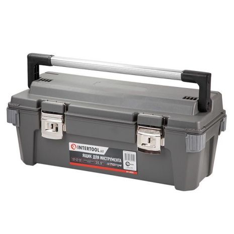 Ящик для инструмента с металлическими замками 25,5" 650*275*265 мм INTERTOOL BX-6025