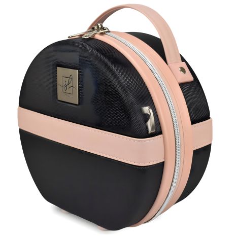 Б'юті-кейс Semi Line 5L чорний/рожевий Cream (T5671-1) Б'юті-кейс Semi Line 5L чорний/рожевий Cream (T5671-1)