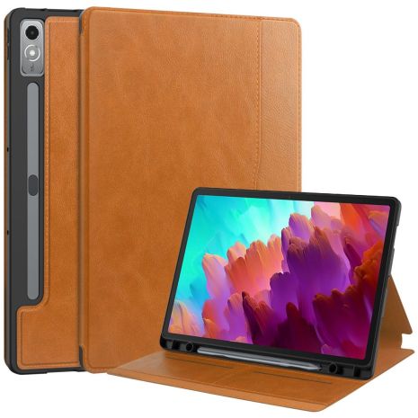 Чехол Gum with Pen Holder Lenovo Tab P12 12.7 2023 Brown