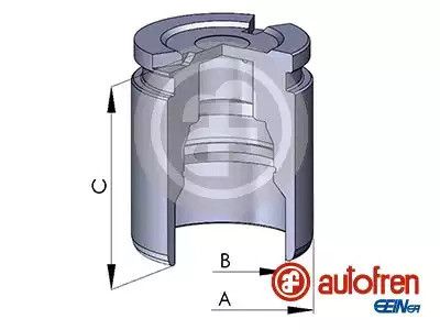 Поршень гальмівного супорта, caddy iii/iv/ t4/golf AUTOFREN SEINSA (D02519)