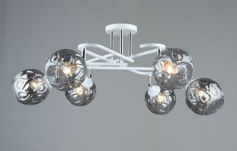 Люстра потолочная Sirius B A4071/6 WT+CH с поворотным механизмом Люстра потолочная Sirius B A4071/6 WT+CH с поворотным механизмом