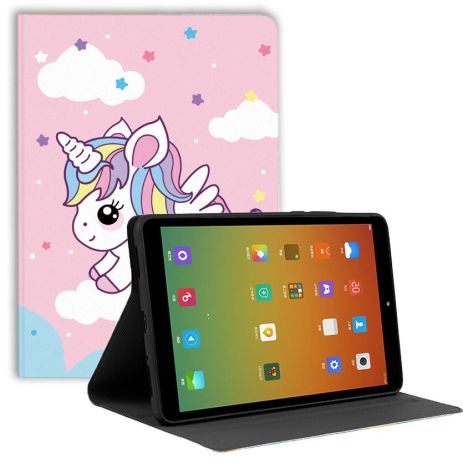 Чохол TPU Multiview Cover HardPrinted з малюнком для Xiaomi Mipad 4 Plus Мятний Unicorn