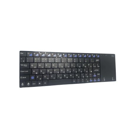 Rii Mini K12 Plus 2.4G повітряна бездротова клавіатура з сенсорною панеллю та мишею (RT-MWK12+ RU)