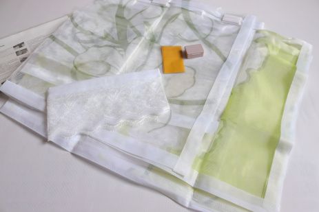 Біла антимоскітна шторка на магнітах 100*220 см Feniks Польща