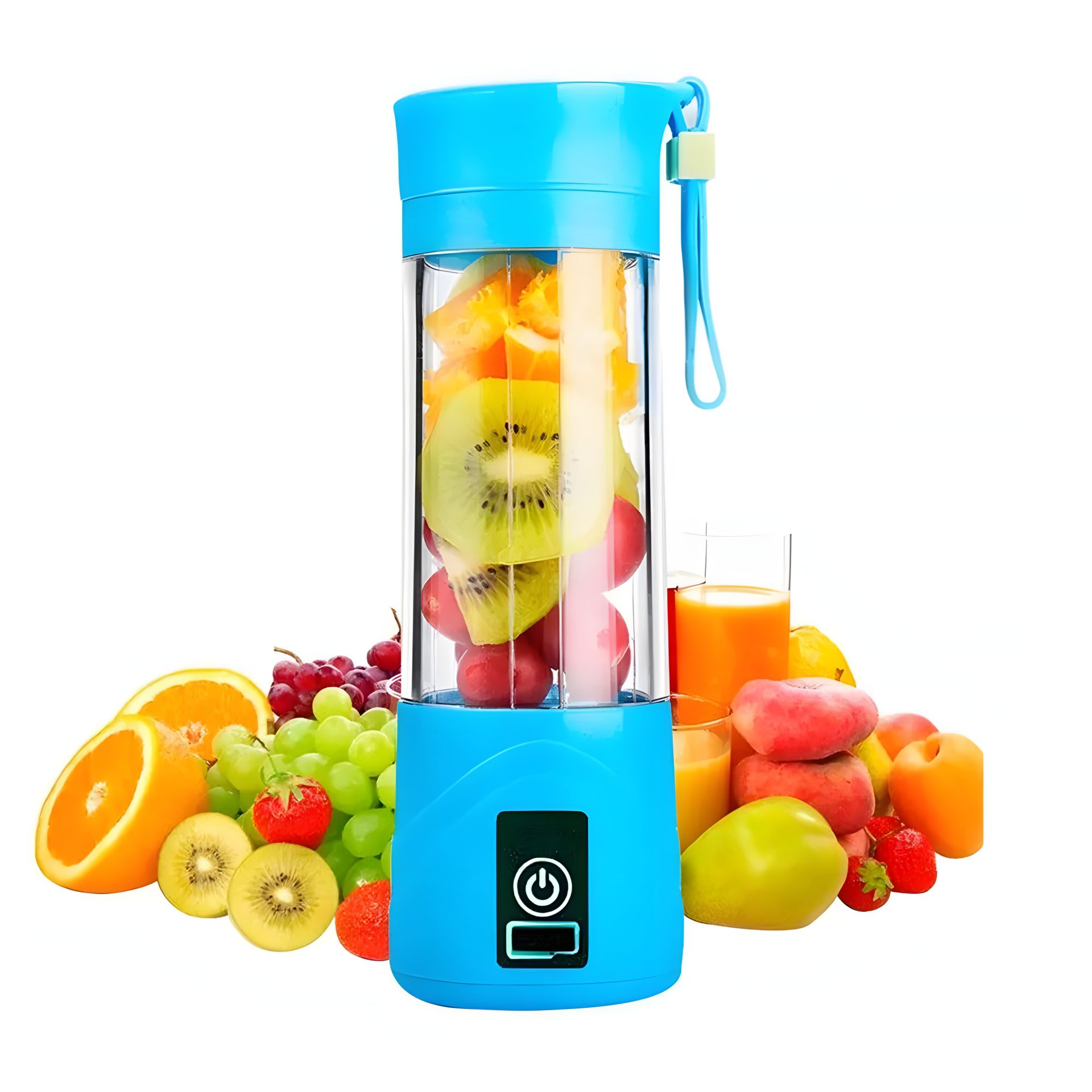 Портативний для смузі та фрешів USB блендер (Голубий) Портативний для смузі та фрешів USB блендер (Голубий)