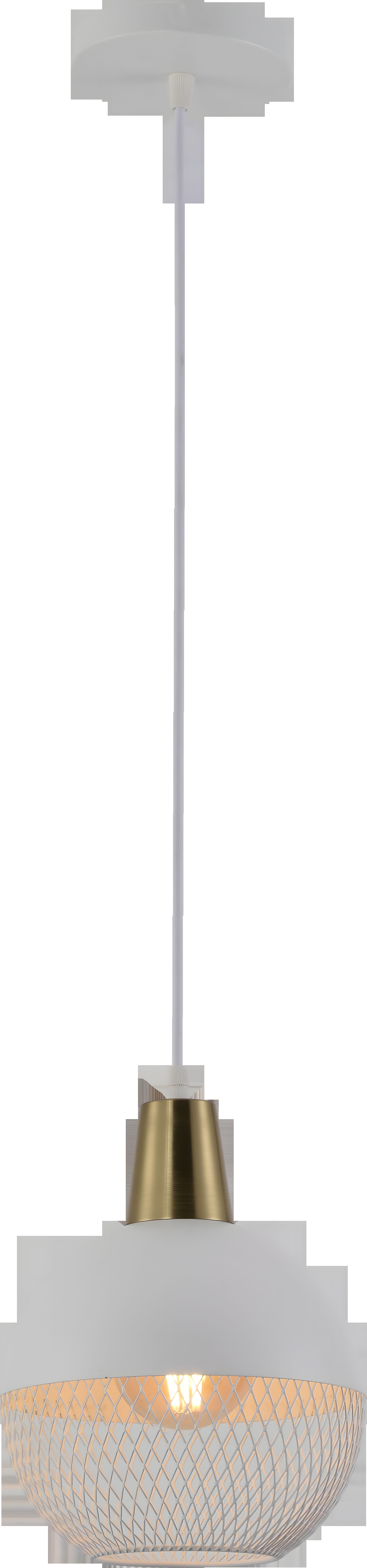 Підвісна люстра V XA3205-1 WH+COPPER Підвісна люстра V XA3205-1 WH+COPPER