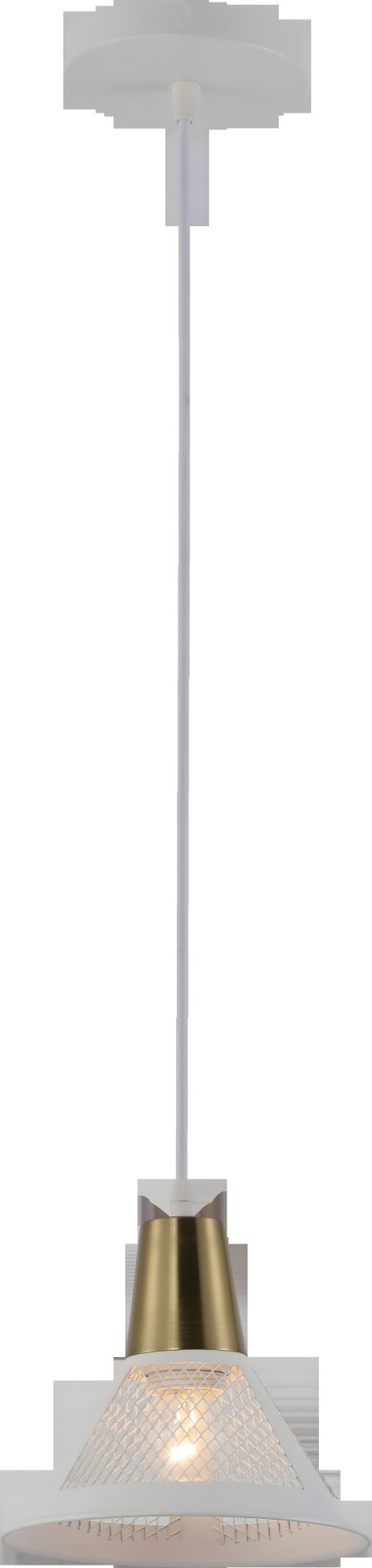 Підвісна люстра V XA3221-1 WH+COPPER