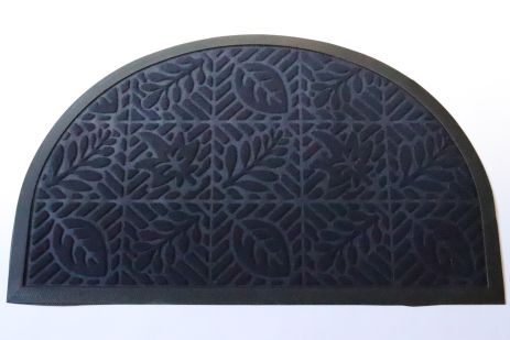 Вхідний напівкруглий килимок з бортом 45x75 см