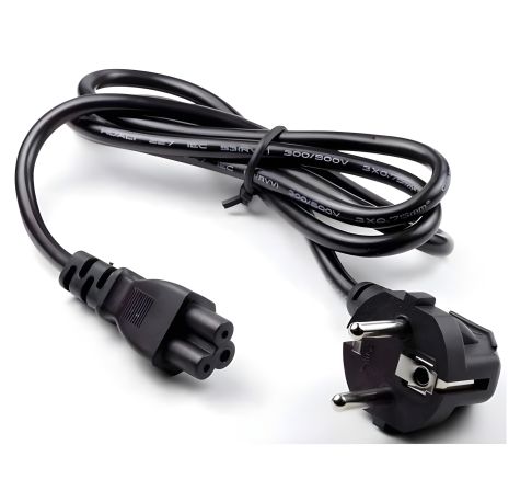 Мережевий кабель C5 (шнур "міккі маус") для блоку живлення 220V 16A 3*0.75 мм² 1.2 м