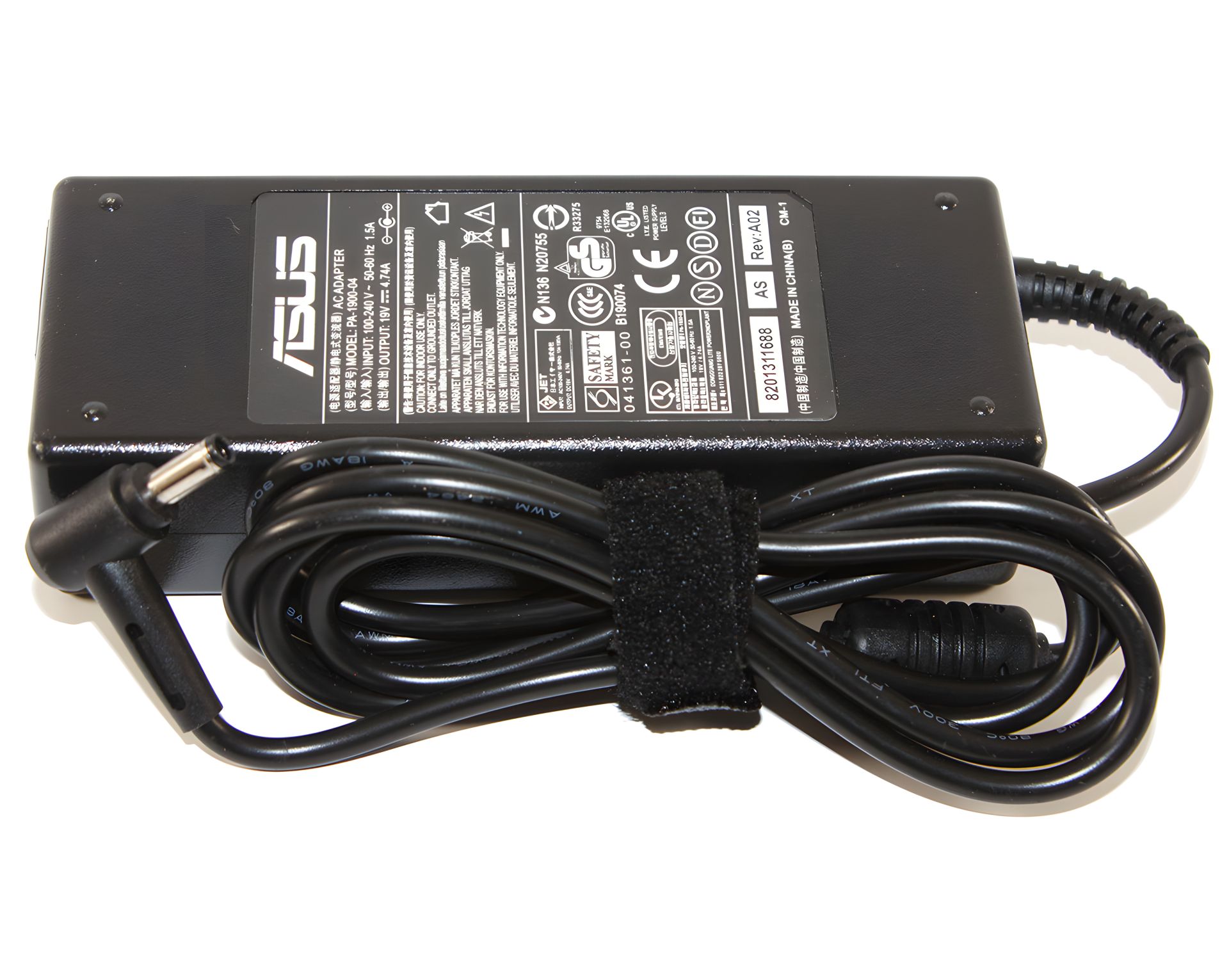 Сетевой адаптер 19V 4.74A 90W ASUS - зарядка для ноутбука с кабелем 220B Сетевой адаптер 19V 4.74A 90W ASUS - зарядка для ноутбука с кабелем 220B