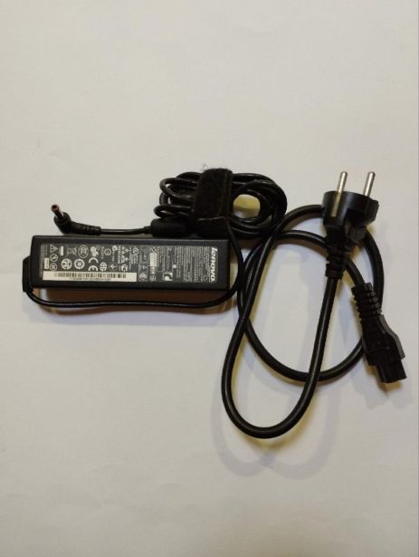 Мережевий адаптер оригінальний блок живлення зарядка для Lenovo 65W, вживаний (36001651) + кабель 220В