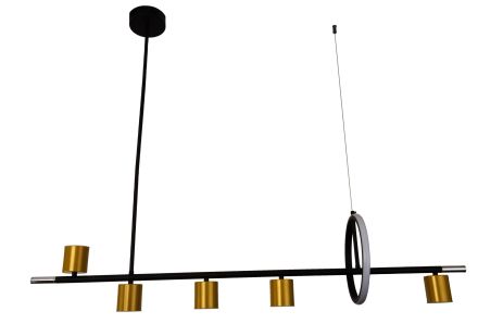 Призупинена люстра v LJ-1024 GD+BK