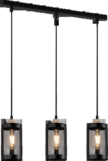 Підвісна люстра V XA3224-3 BK+FGD