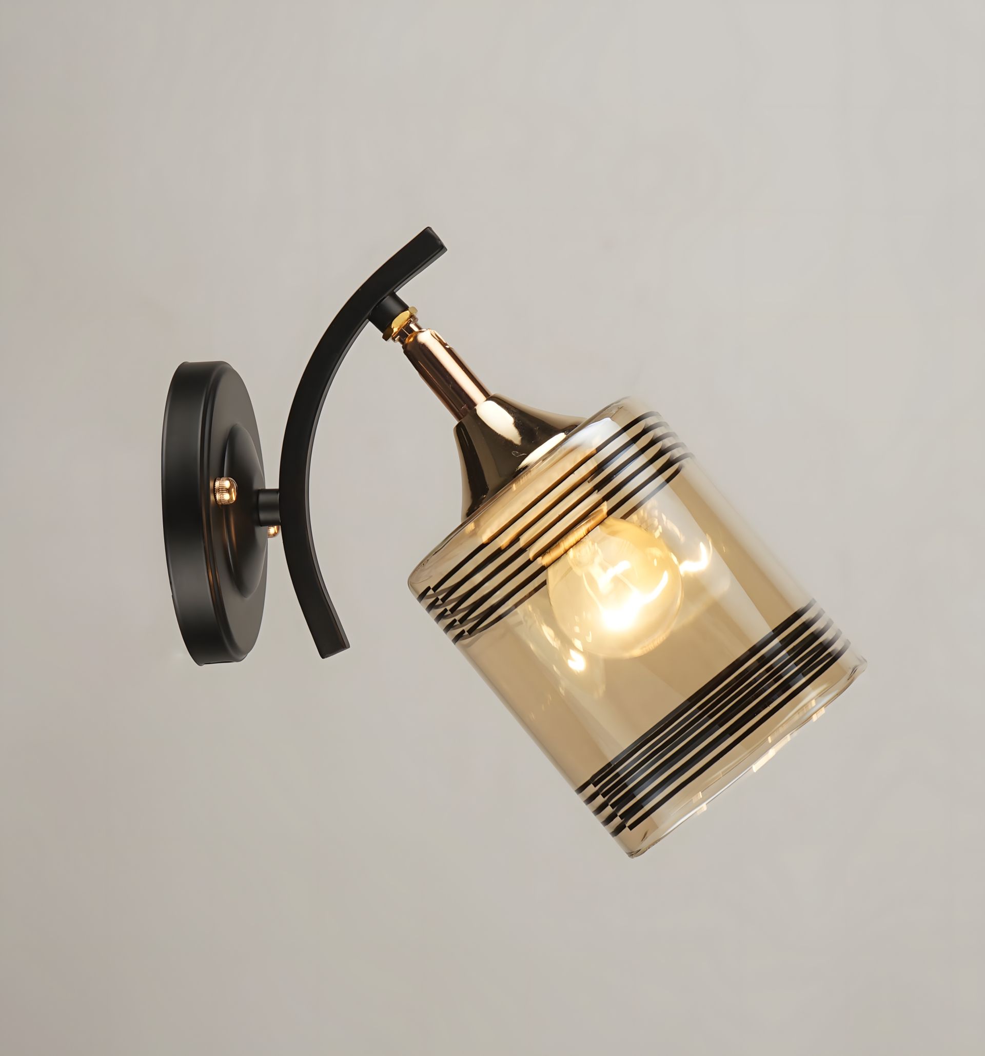 Настінний бра Sirius B N4382/1W BK+FGD Classic Настінний бра Sirius B N4382/1W BK+FGD Classic