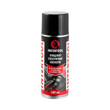 Очиститель электроконтактов, аэрозоль, 400 мл INTERTOOL FS-0074 Очиститель электроконтактов, аэрозоль, 400 мл INTERTOOL FS-0074
