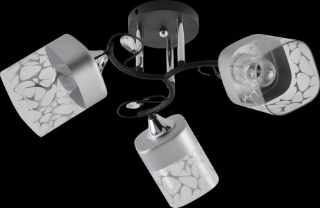 Декоративна люстра IS XA1517B/3 BK+CR