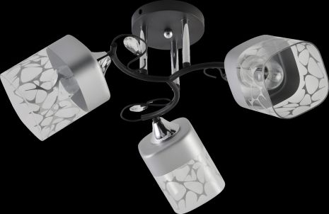 Люстра декоративная IS XA1517B/3 BK+CR