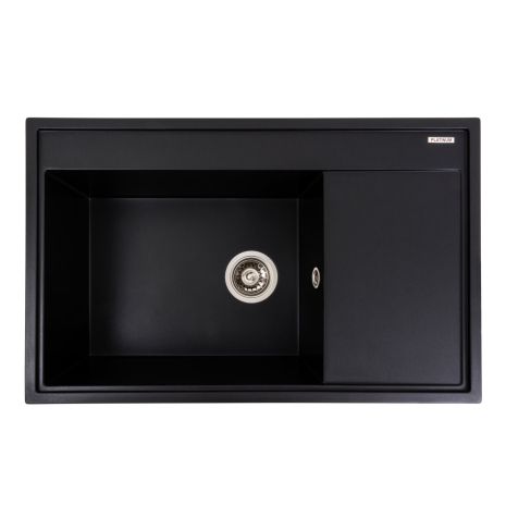 Гранитная мойка для кухни VALESO 7950 AZURIT матовый Черный