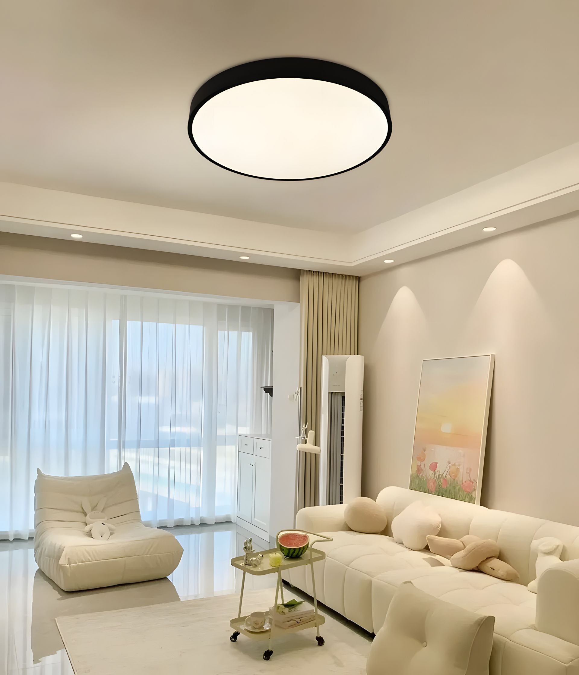 Светодиодная люстра VALESO V LM802 WT+BK Светодиодная люстра VALESO V LM802 WT+BK