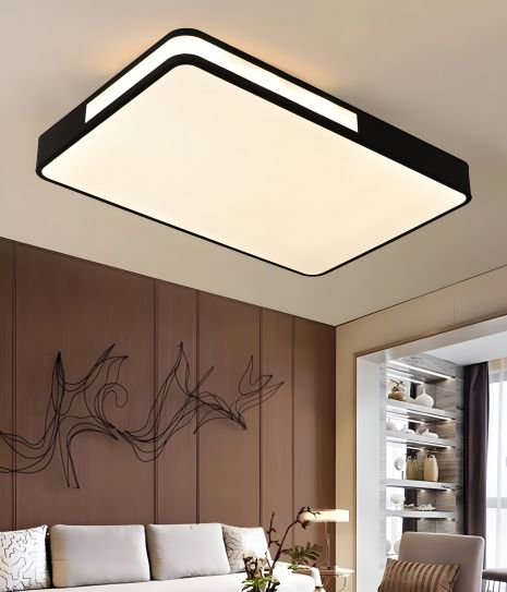 Акриловая светодиодная люстра VALESO V LM933 WT+BK квадратная Акриловая светодиодная люстра VALESO V LM933 WT+BK квадратная