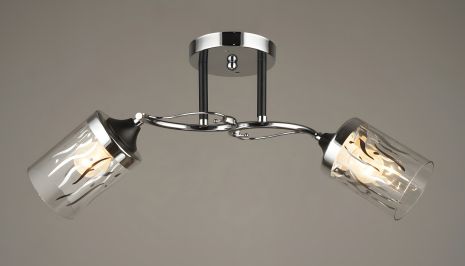 Потолочная люстра Sirius B модель C1412/2 BK+CH