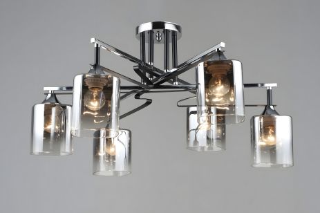 Гостевая люстра Sirius B A4057/6 CH+BK