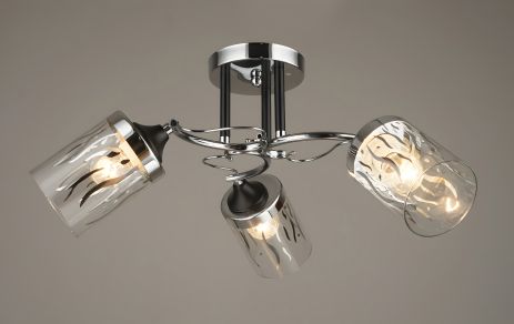 Стельова люстра Sirius B C1412/3 BK+CH Стельова люстра Sirius B C1412/3 BK+CH