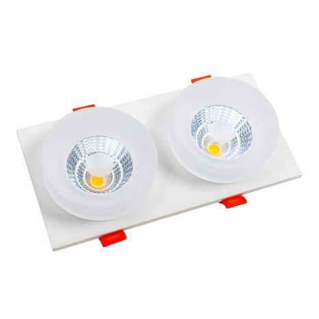 Белый точечный светильник Sirius RT449-2