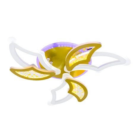 Светодиодная люстра VALESO V K29128-3 3 1 WT GD с пультом