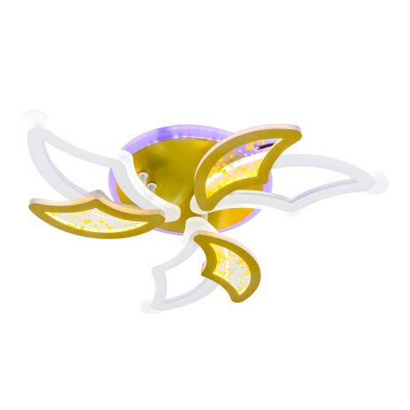 Светодиодная люстра VALESO V K29128-3 3 1 WT GD с пультом