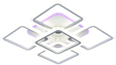 Люстра світлодіодна V LI8822-4+1 WH RGB