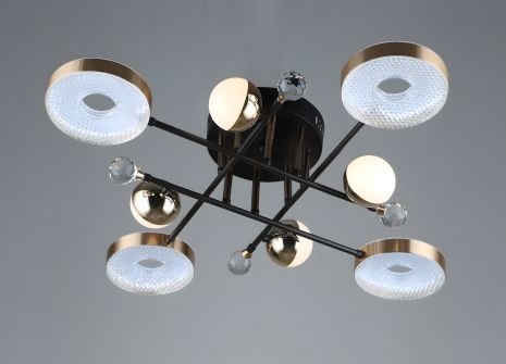 Світлодіодна люстра YH0866/4+4 з 8 плафонами Світлодіодна люстра YH0866/4+4 з 8 плафонами