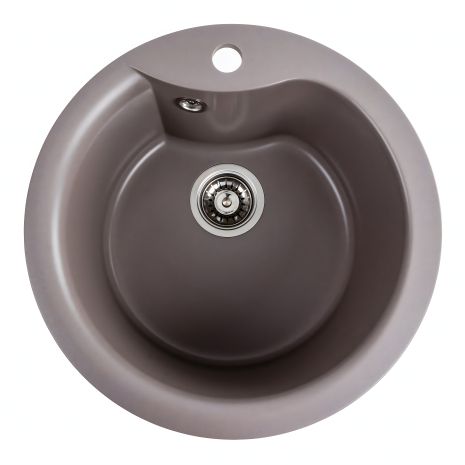 Кухонная гранитная мойка VALESO 480 TURAS матовая Дюна